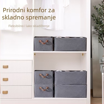 Sklopiva tekstilna kutija za odlaganje odjeće, u stilu ladice, 46 × 28 × 20 cm
