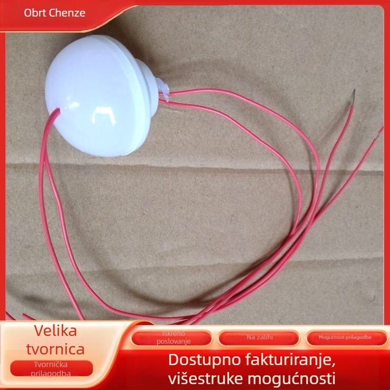 Fener u stilu palače s teksturom brušene ovčje kože i metalnim rubom, LED štedna lampa s integriranim LED izvorom, vodootporna