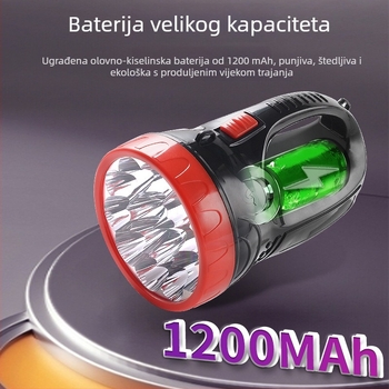 LED prijenosni reflektor s ugrađenim punjenjem, za kućne nužne potrebe i vanjsku upotrebu, dugotrajno osvjetljenje