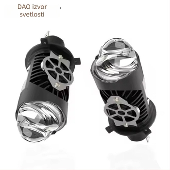 M03 LED prednje svjetlo za automobile i motocikle, H4, matrix fisheye, direktno Plug-In leća, universalno