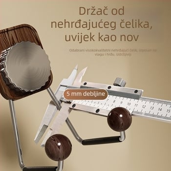 Zidni držač za sušilo za kosu s usisnom čašom, bez bušenja, za kupaonicu
