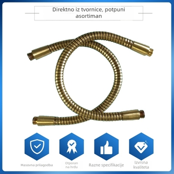 Prilagodljiva metalna fleksibilna cijev za stalak stolne lampe, vanjski promjer 2,5–40 mm, uzorak prema crtežima, 25 godina tehničkog iskustva u osvjetljenju.