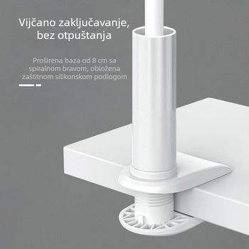 LED svjetlo s klipom, punjivo, ultra jarko, stolno svjetlo s držačem, prijenosno vanjsko osvjetljenje