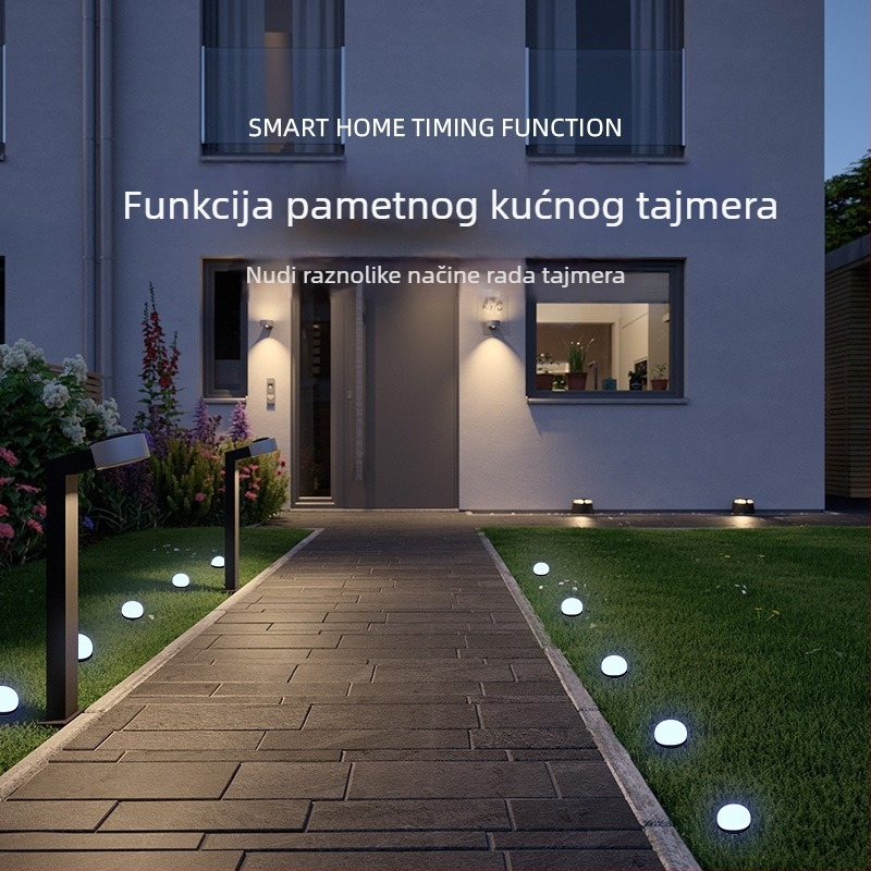 RGBW vanjske LED nizove za dvorište i travnjak, upravljanje putem aplikacije