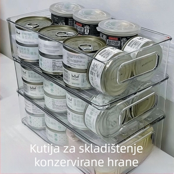 Prozirna kutija za dodatke za kosu s poklopcem, zaštita od prašine, velik kapacitet, za gumice i kopče za kosu, stolni organizator