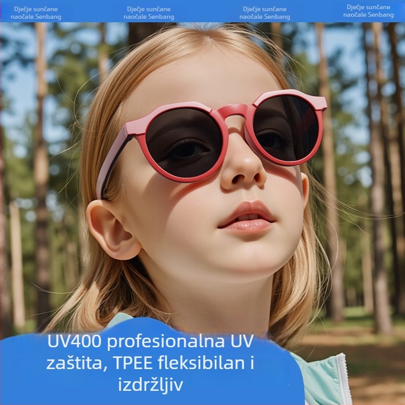 KR601 2026 Nove TPEE Polarizirane Dječje Sunčane Naočale s Gradijentnim Lećama
