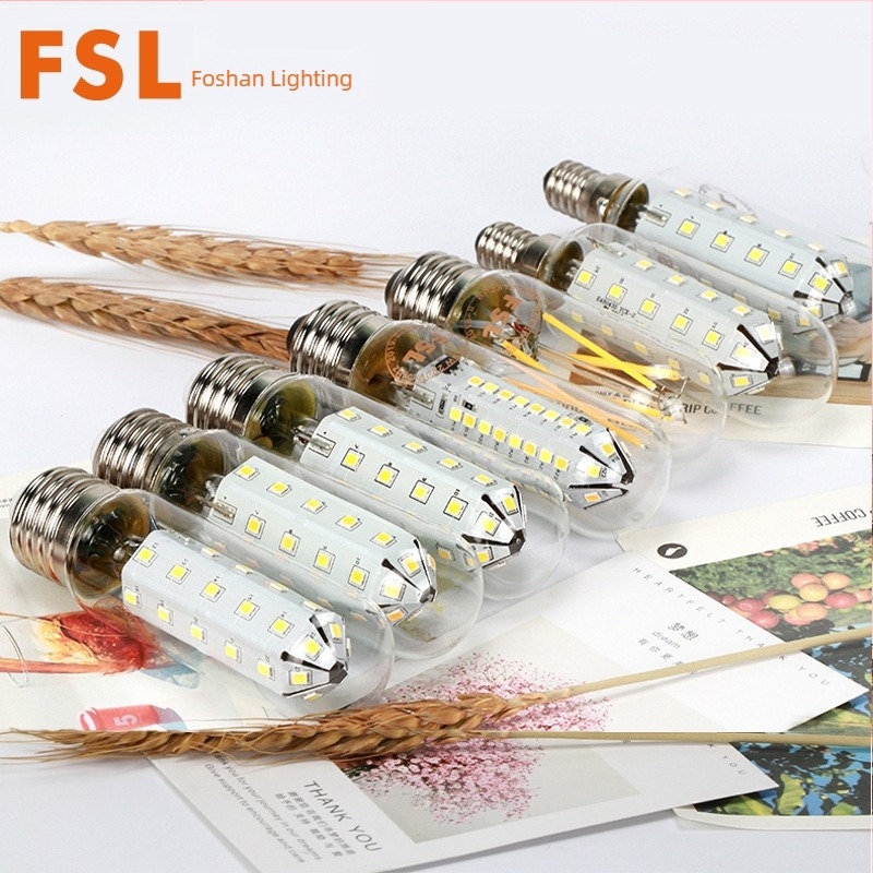 Foshan Lighting iznimno jasna LED žarulja, energetski štedljiva stolna lampica, E27/E14 navoj, bijela cilindrična kukuruzna lampica
