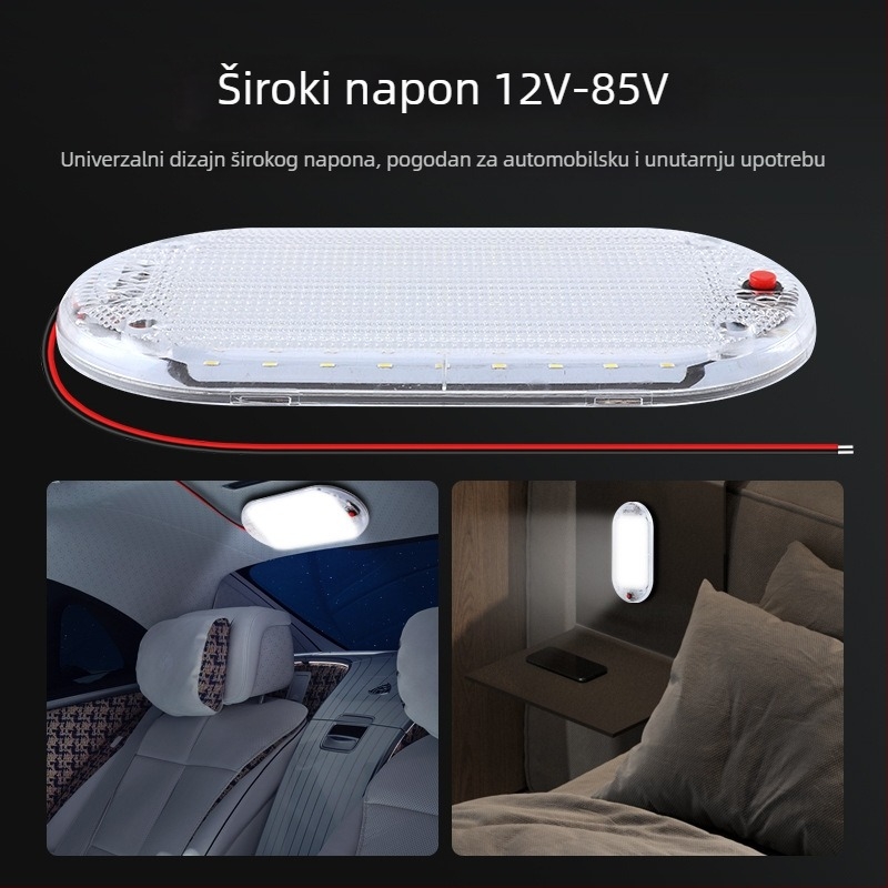 LED rasvjeta za prostor kamiona – iznimno jaka LED traka, osvjetljenje za karavan/RV, kampiranje, unutarnje čitanje, noćno svjetlo