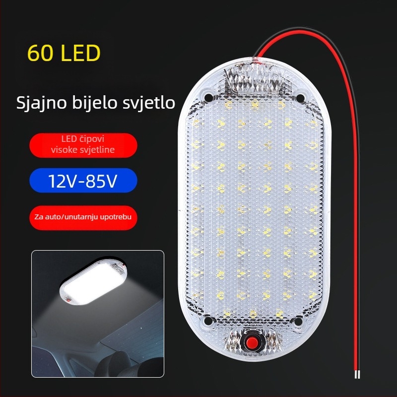 LED rasvjeta za prostor kamiona – iznimno jaka LED traka, osvjetljenje za karavan/RV, kampiranje, unutarnje čitanje, noćno svjetlo