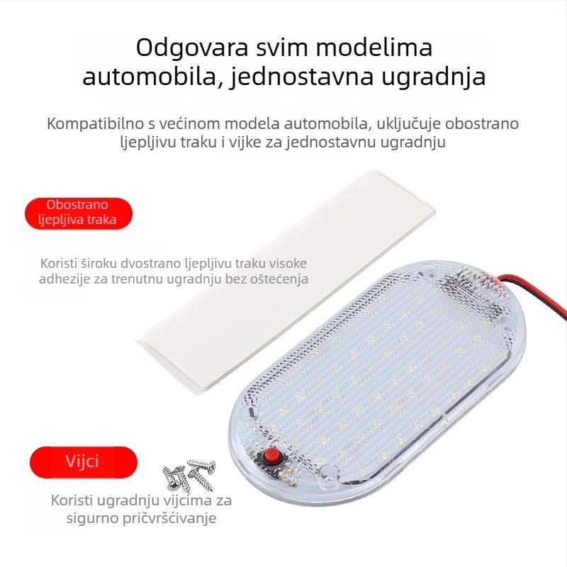 LED rasvjeta za prostor kamiona – iznimno jaka LED traka, osvjetljenje za karavan/RV, kampiranje, unutarnje čitanje, noćno svjetlo