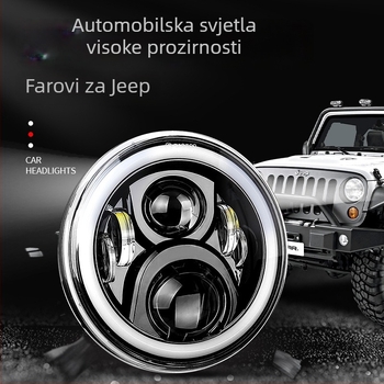 7-inčni Wrangler okrugli LED far za off-road, kompatibilan s Wrangler SUV ili pickup