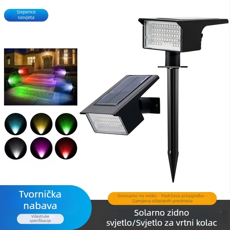 RGB podzemna rasvjeta za vrt – LED krajinska rasvjeta za vanjsku upotrebu, vodootporna