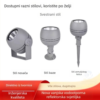Vanjsko RGBW ugradno svjetlo u tlo – rasvjeta za dvorište, vrt i drveće (vodootporno)
