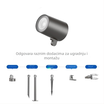 LED podzemno svjetlo za pejzažno osvjetljenje, vanjsko vodootporno vrtno osvjetljenje za travnjak i drveće