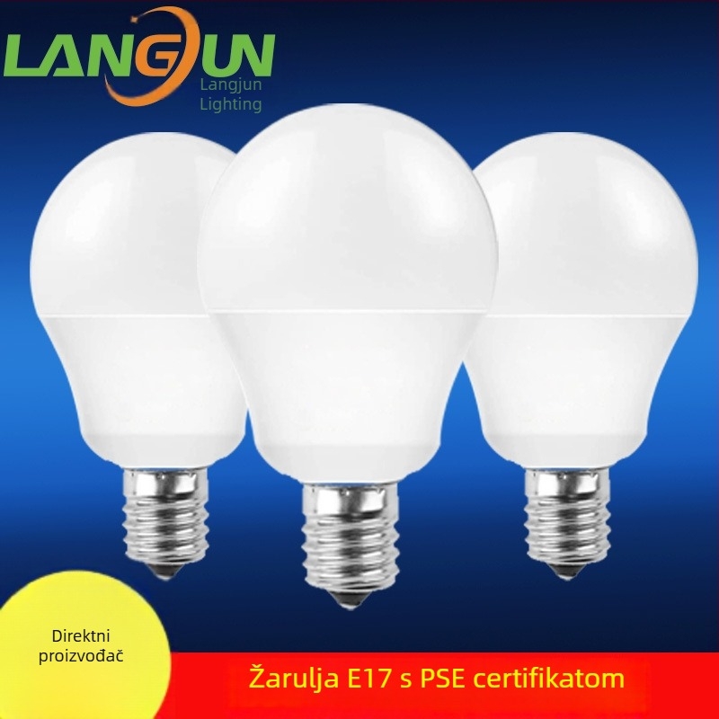 LED žarulja s E17 navojem, energetski učinkovita, 110V, 3W/5W, 5000K