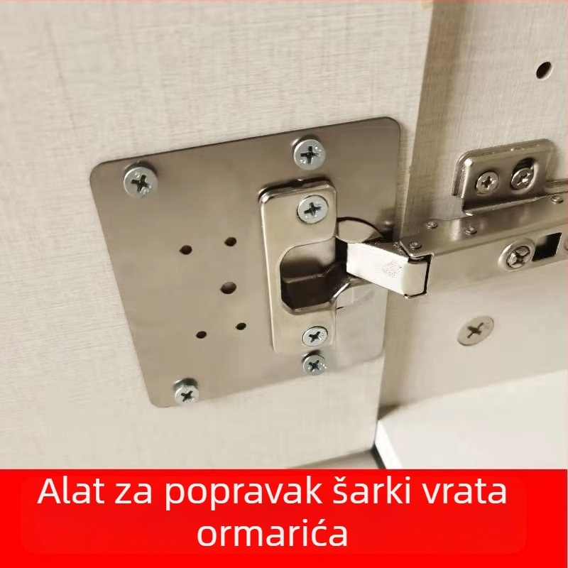 Šarka za ormarić – verzija popravka, univerzalna šarka za ormariće