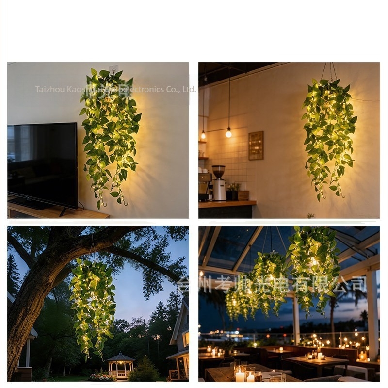 LED svjetla, svjetlosne zvjezdice, simulirane pothos biljke i listovi vrbe, pozadinsko osvjetljenje dnevnog boravka, solarne dekorativne svjetiljke za vrt