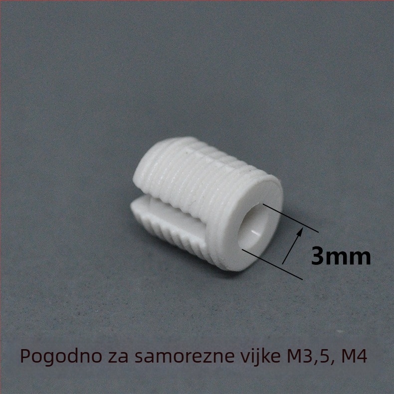 M3 kućni šarniri s ugrađenim nylonnim granulama, M4 samorezni vijci