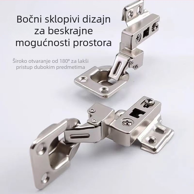Bočni šarniri za preklopna vrata ormarića za televizor, trodimenzionalno prilagodljivi