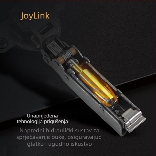 Joylink Lijevi Susjed Alpha 35 mm Debeli Panel Vrata, Odvojivi, Panta Bez Kutnog Ugao, Titan Gunmetal Boja, Hladno Valjana Čelik
