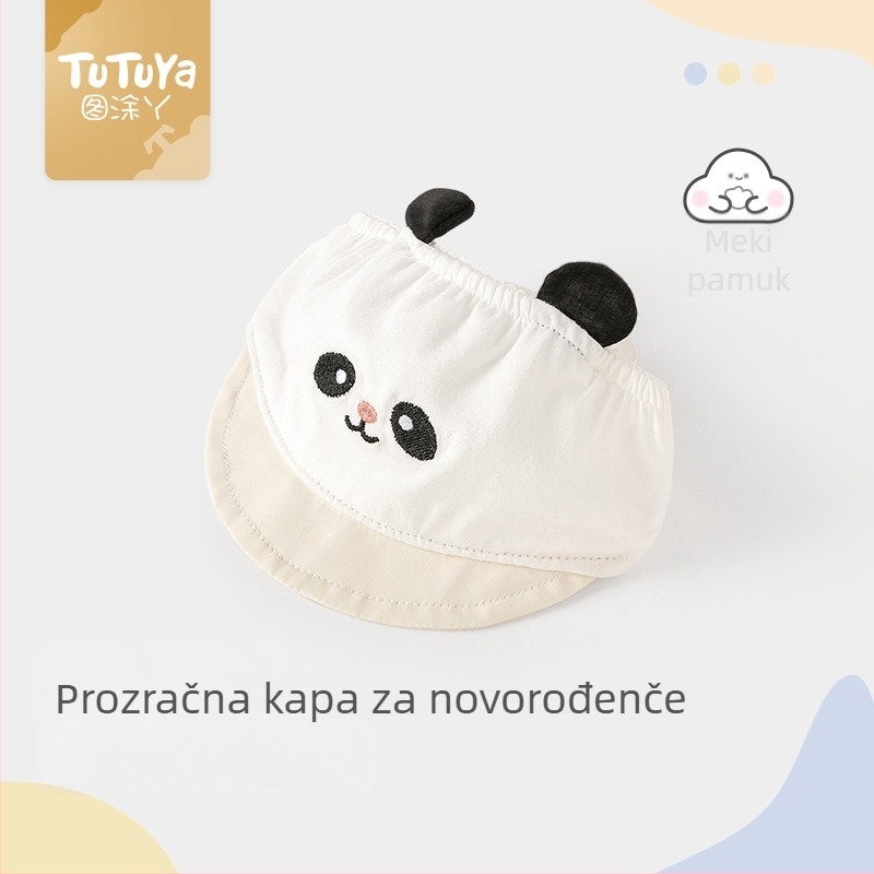 Ljetna lagana kapa za bebe 0–3 mjeseca, prozračna zaštita fontanelne regije