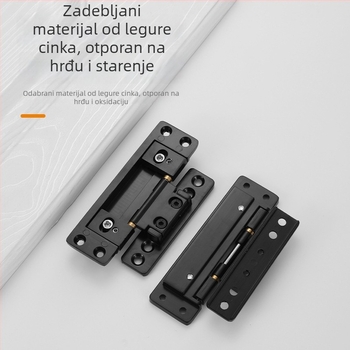 Dvodimenzionalne skrivene šarke za drvena vrata, ultra uski okvir