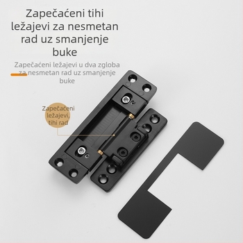 Dvodimenzionalne skrivene šarke za drvena vrata, ultra uski okvir