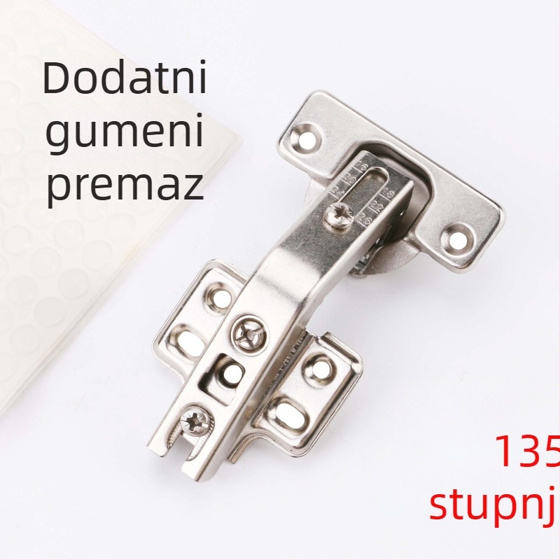 135° posebna šarka za ormarske vrata, 90° otvaranje, dvostruko otvaranje, skrivene vrata