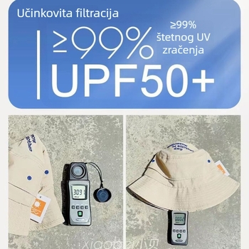 Dječja mrežasta prozračna ljetna kapa stil ribara, izuzetno tanka, brzo se suši, zaštita od sunca, za dječake i djevojčice
