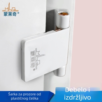 Šarka za PVC prozor od plastiko-čeličnog materijala za kasetne i klizne prozore, kromirane metalne šarke