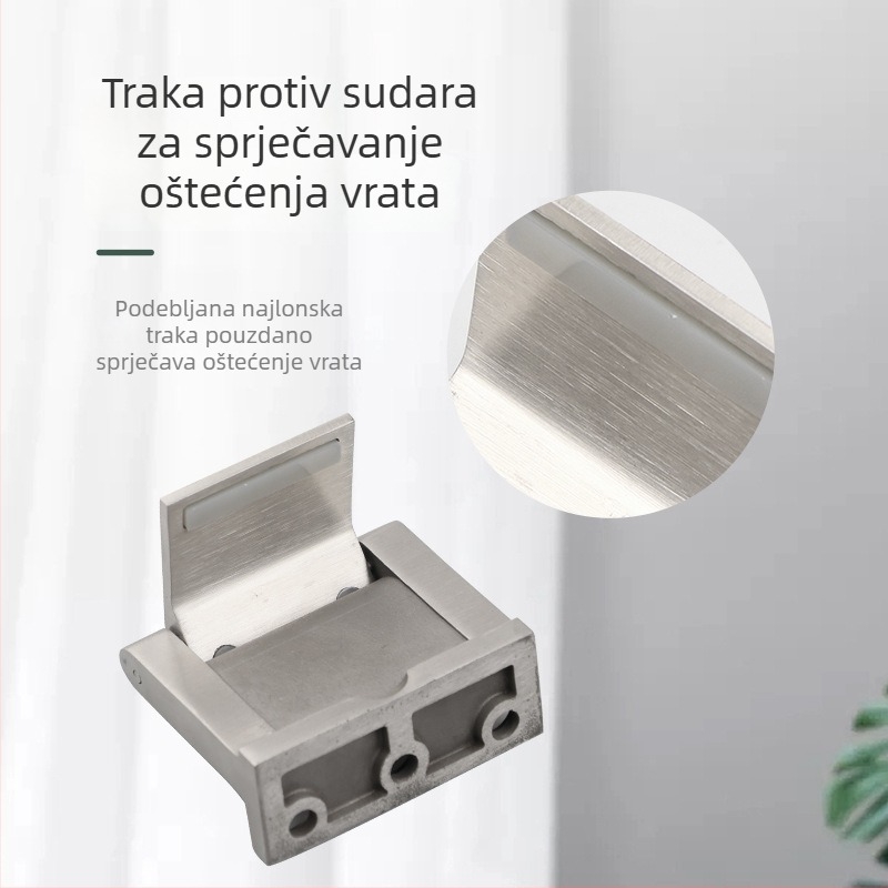 304 nehrđajući čelik, ručni sigurnosni zasun za vrata, unutarnje vrata, 90°
