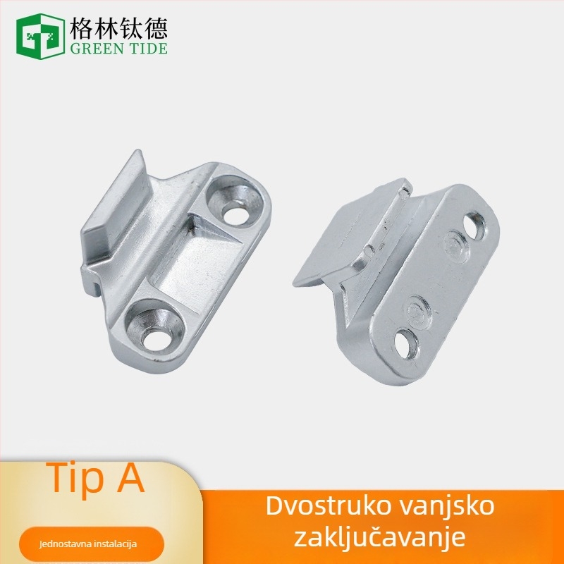 Brava za vrata i prozore od aluminijske legure s lomljenim mostom; dvostruka vanjska otvarajuća brava; hardver za aluminijsku stolariju