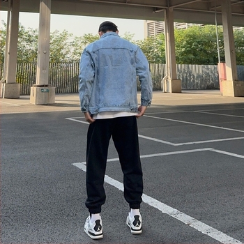 Muška traper jakna za proljeće i jesen, američki stil, retro casual, slim fit, vrhunska kvaliteta