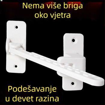 Ograničivač za krilni prozor, otporan na vjetar, sigurnosna brava za djecu