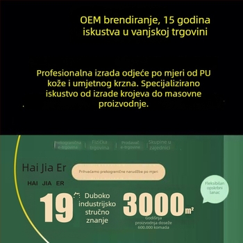 Muška PU kožna jakna za jesen 2025, poslovno-casual stil s ovratnikom i zipom, višestruki džepovi, uski kroj