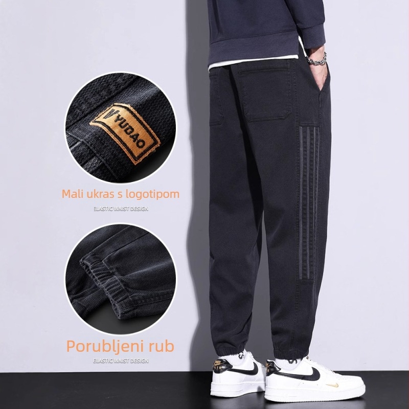 Muške jogger cargo hlače za jesen/zimu 2025 – mladi streetwear