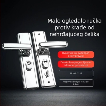 Set zaključavanja protiv krađe za vrata s univerzalnom ručkom za unutarnje metalne vrata