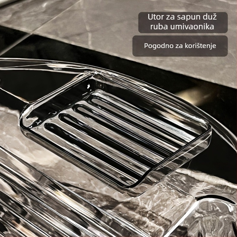 Velika prozirna plastična posuda za pranje s daskom za ribanje – sve-u-jednom višenamenska posuda za pranje