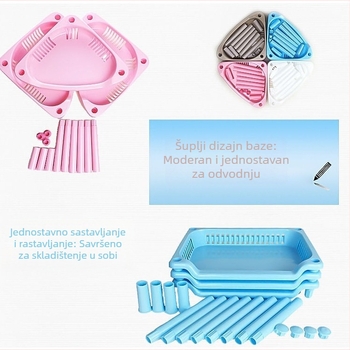 Trostruki trokutasti plastični organizator za kuhinju, kupaonu i kozmetiku