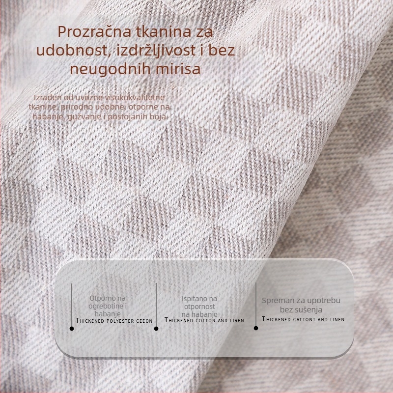 Kutija za pohranu od karirkanog platna, sklopiva, 60–70 L, 33×40×50 cm, metalni okvir