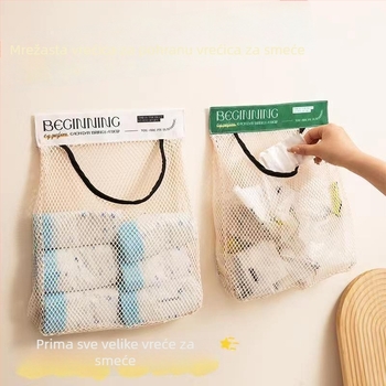 Zidna kuhinjska torba za pohranu s prozračnom mrežicom za plastične vrećice