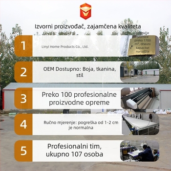 Trostruka zidna torba za pohranu, bez bušenja, od pamuk-lin tkanine, uz krevet za ključeve i telefon