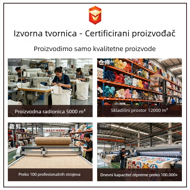 Japanski stil zidni organizator s šest prozirnih džepova u obliku zvjezdice, pamut-lan tkanina, višenamjensko skladištenje za časopise, papirnica, kozmetiku, knjige i lijekove
