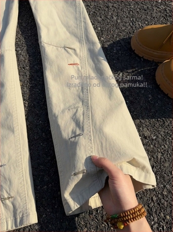 Muške traperice Cleanfit s izvezenim oko rupa za gumbe, dijagonalno rezane, ravni kroj, duge hlače