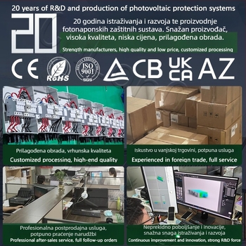 CNLonQcom mc4-Y solarni modul vanjski IP67 vodootporan fotonaponski konektor DC1000V 30A