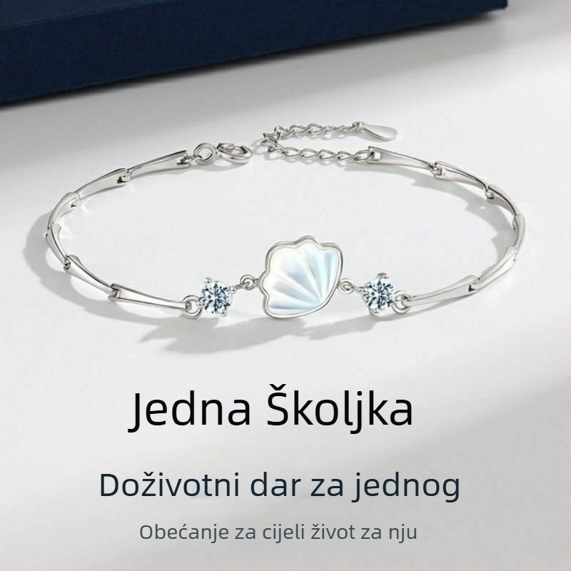 Bakreni lanac za ključnicu u Instagram stilu, geometrijski ženski komad nakita, savršen dar djevojci