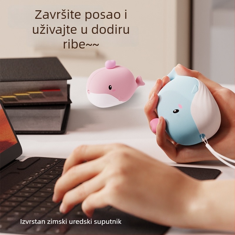 Novi 2-u-1 USB prijenosni grijač za ruke s masažom i zagrijavanjem