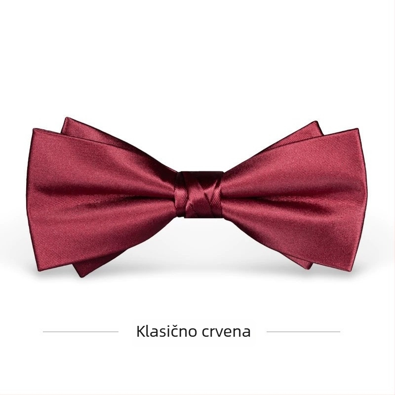 Leptir mašna za koktel zabave i vjenčanje, za mladoženju i domaćina, britski stil jednobojni dodatak