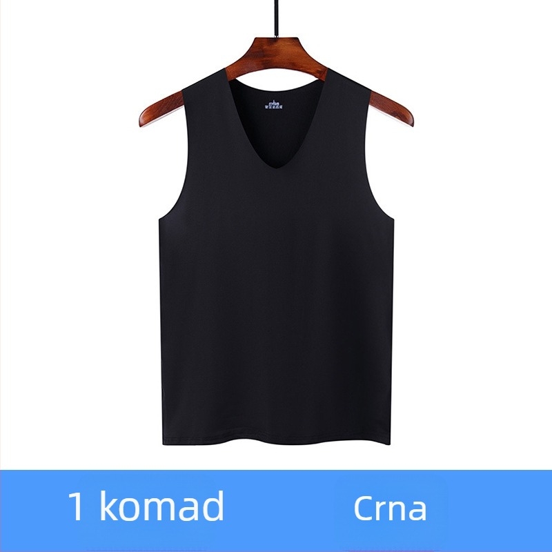 Bešiv muški ice silk vest za ljeto – tanak bez rukava donji top za sport i fitness