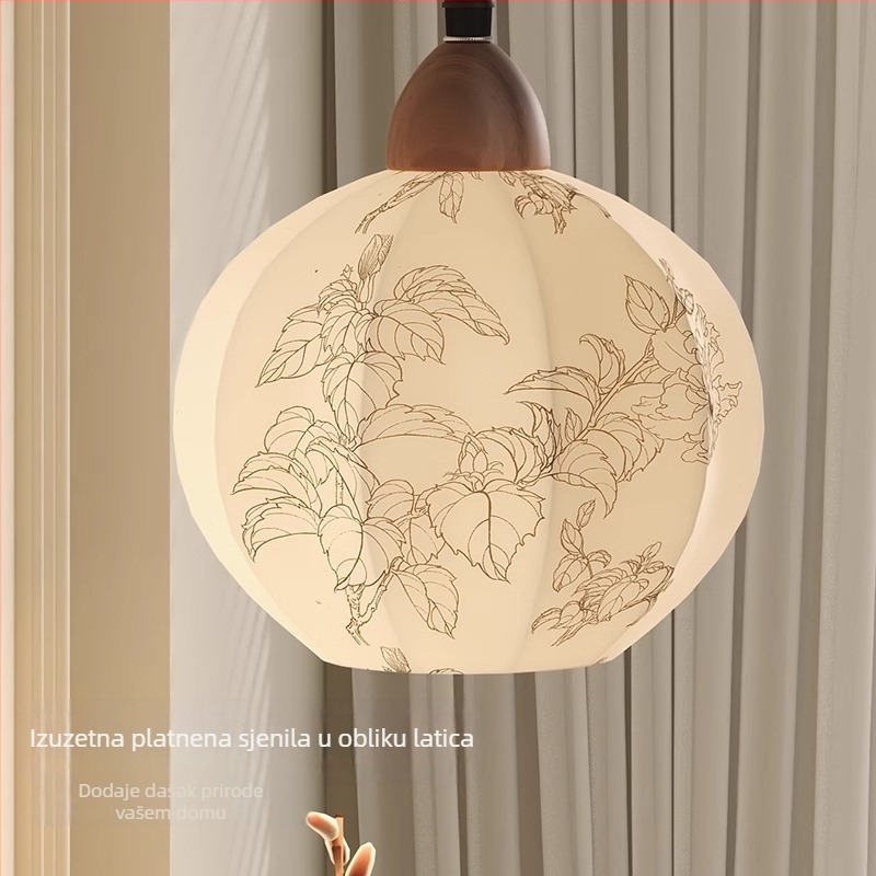 Stenska lampa u francuskom stilu za spavaću sobu i čitanje uz krevet, zaštita očiju, retro kineski stil za pozadinsku zidnu površinu dnevnog boravka i stubište.
